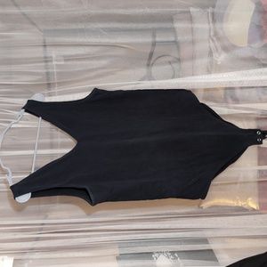 Black tank bodysuit from Gap
